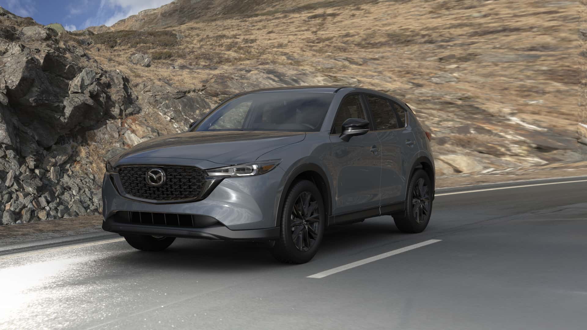 2023 Mazda CX-5 2.5 S Carbon Edition Polymetal Gray Metallic | Barker Mazda in Houma LA