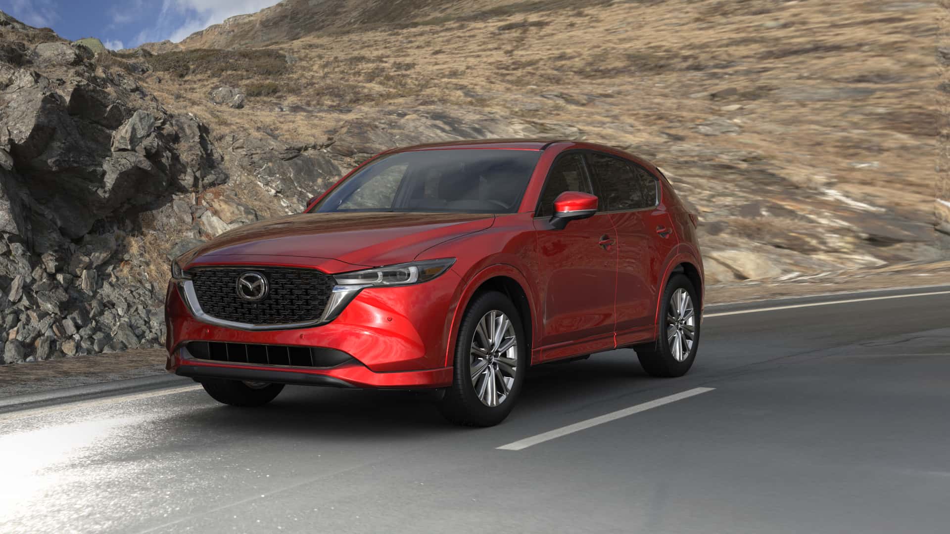 2023 Mazda CX-5 2.5 Turbo Signature Soul Red Crystal Metallic | Barker Mazda in Houma LA