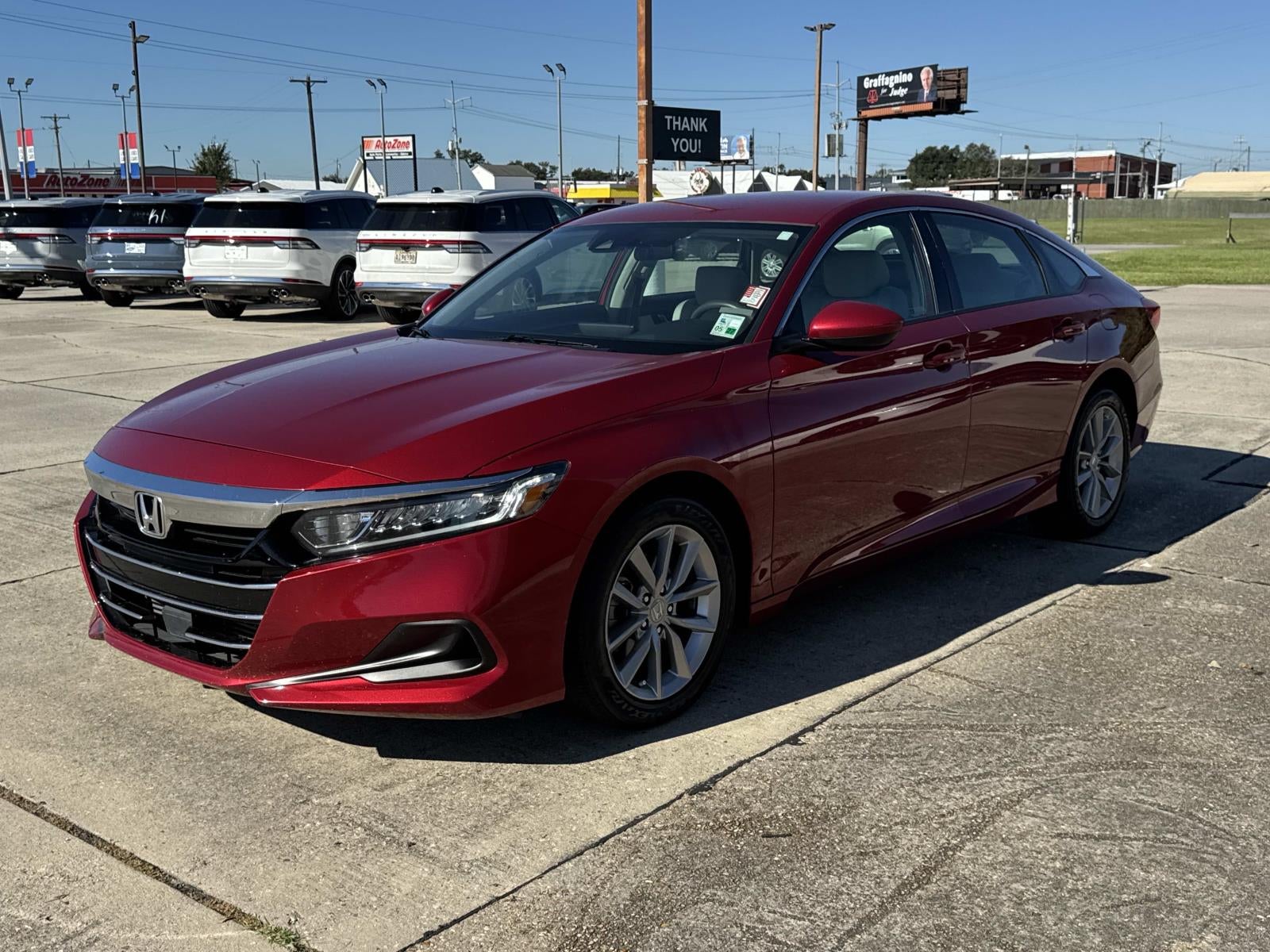 2021 Honda Accord Sedan LX 1.5T CVT