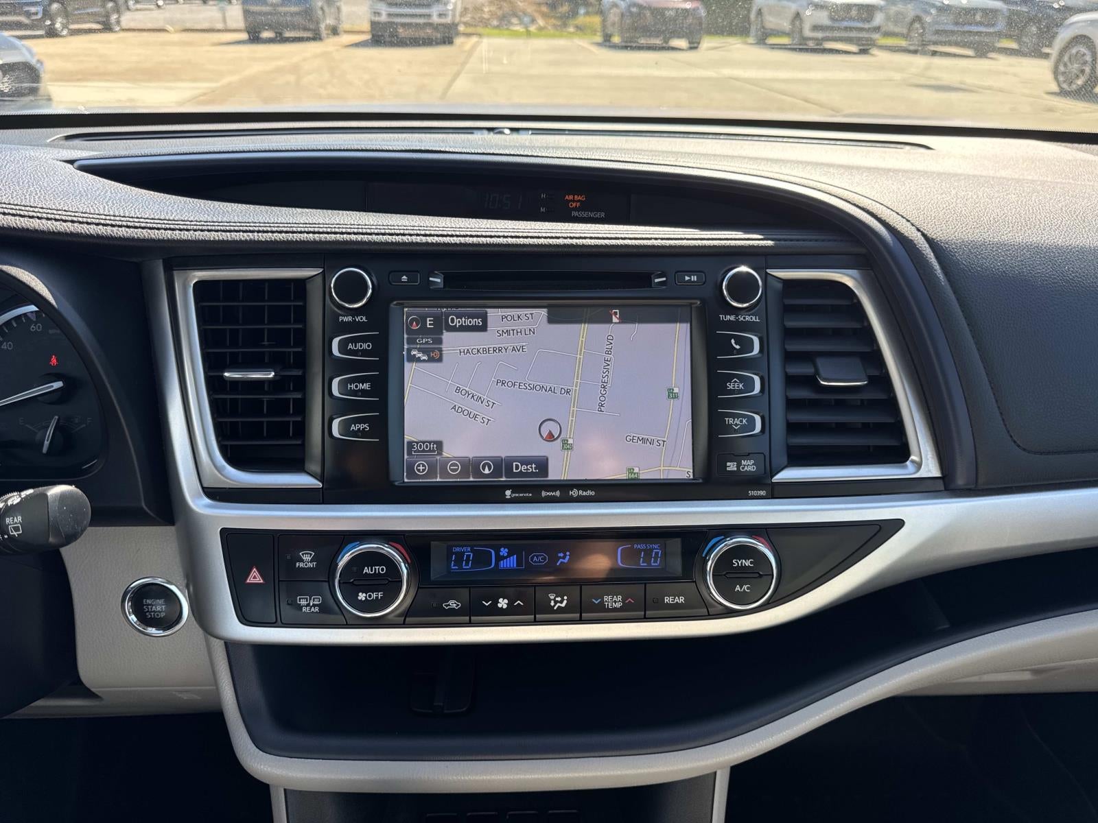 2019 Toyota Highlander SE V6 FWD (Natl)