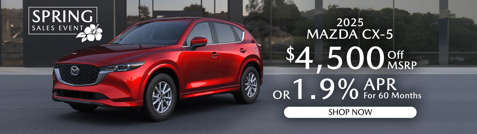 2026 Mazda CX-5 $4500 off MSRP
