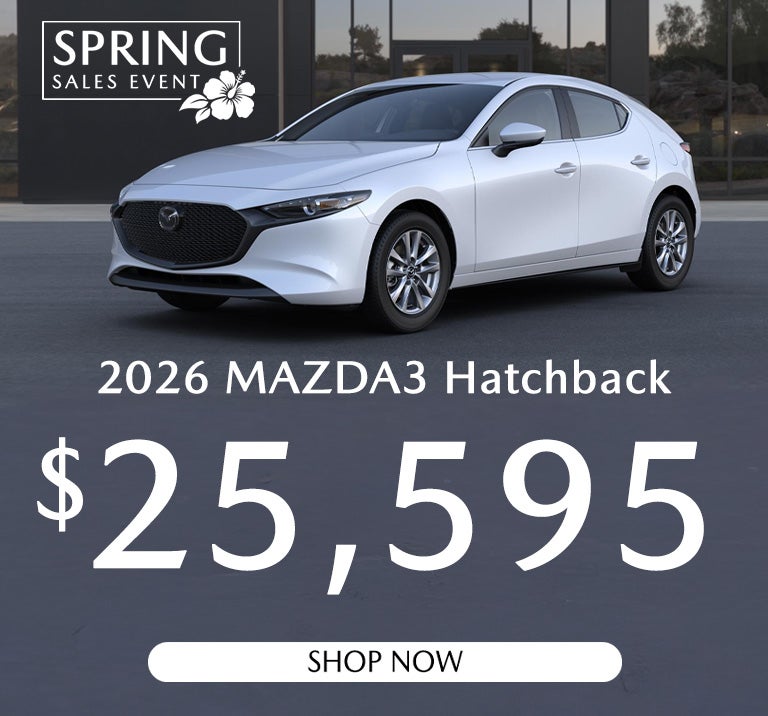 2026 Mazda3 Hatchback $25595