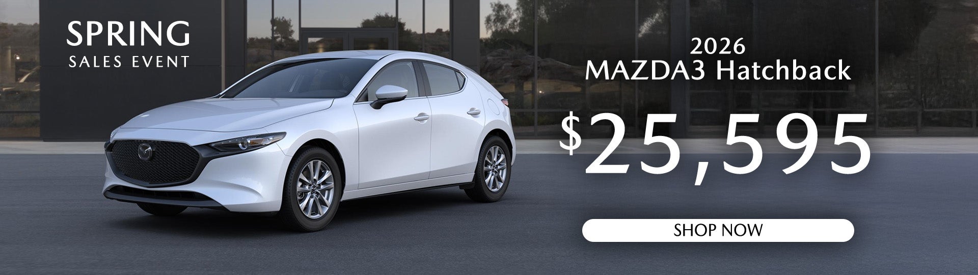 2026 MAZDA3 Hatchback $25595