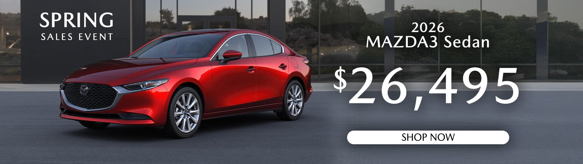 2026 Mazda3 Sedan $26495