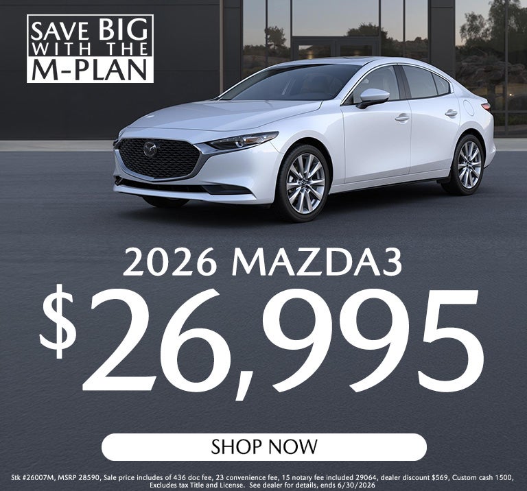 2026 Mazda3 $26995